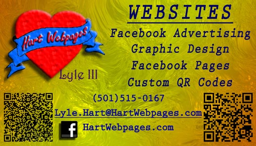 Hart Web pages business Card