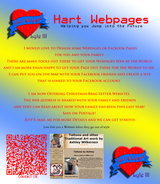 Hart Webpages Website Old Facebook Page