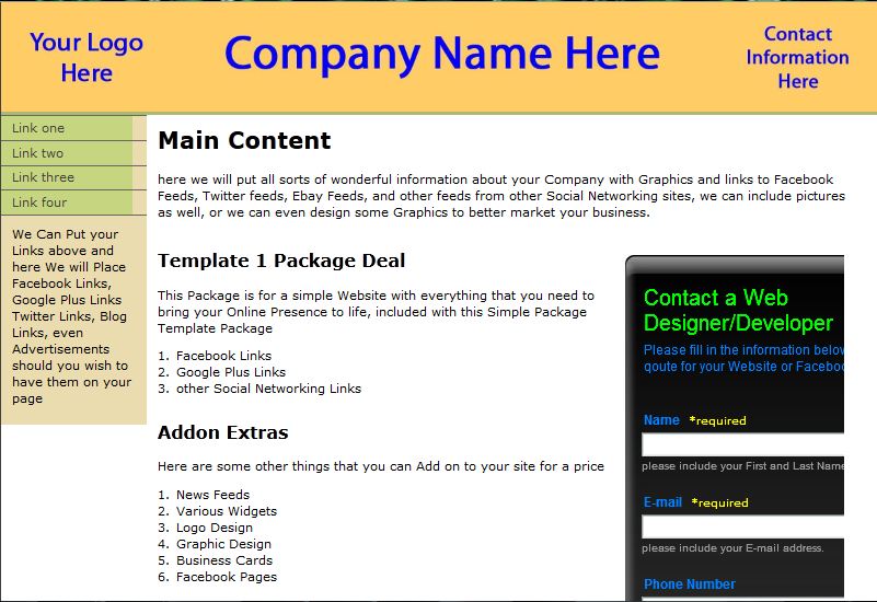 Hart Webpages Website Template Web Design